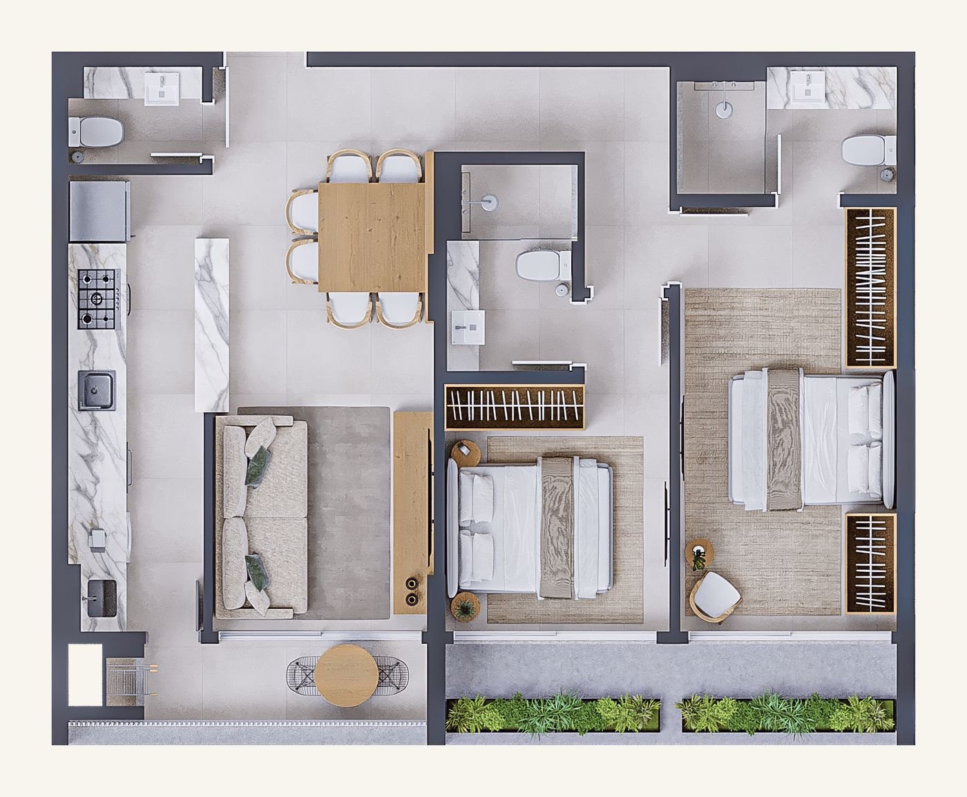 Planta Apto 206