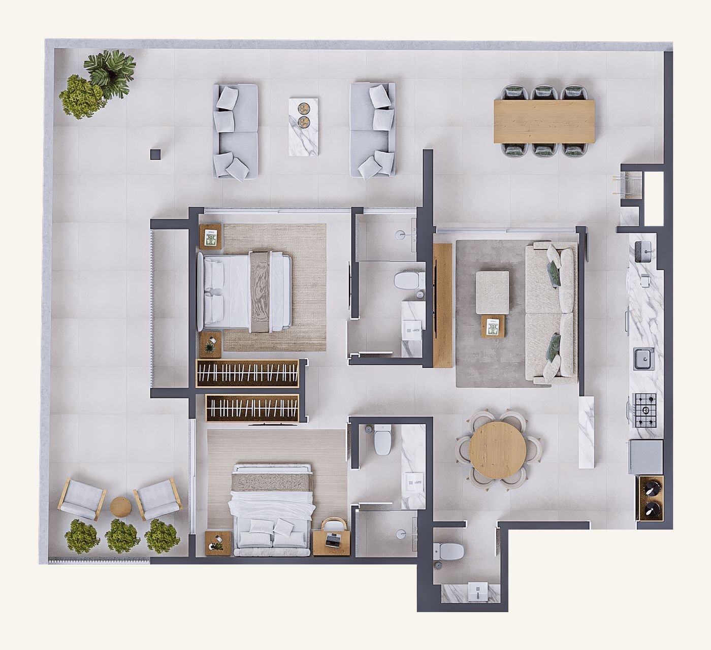 Planta Apto 208