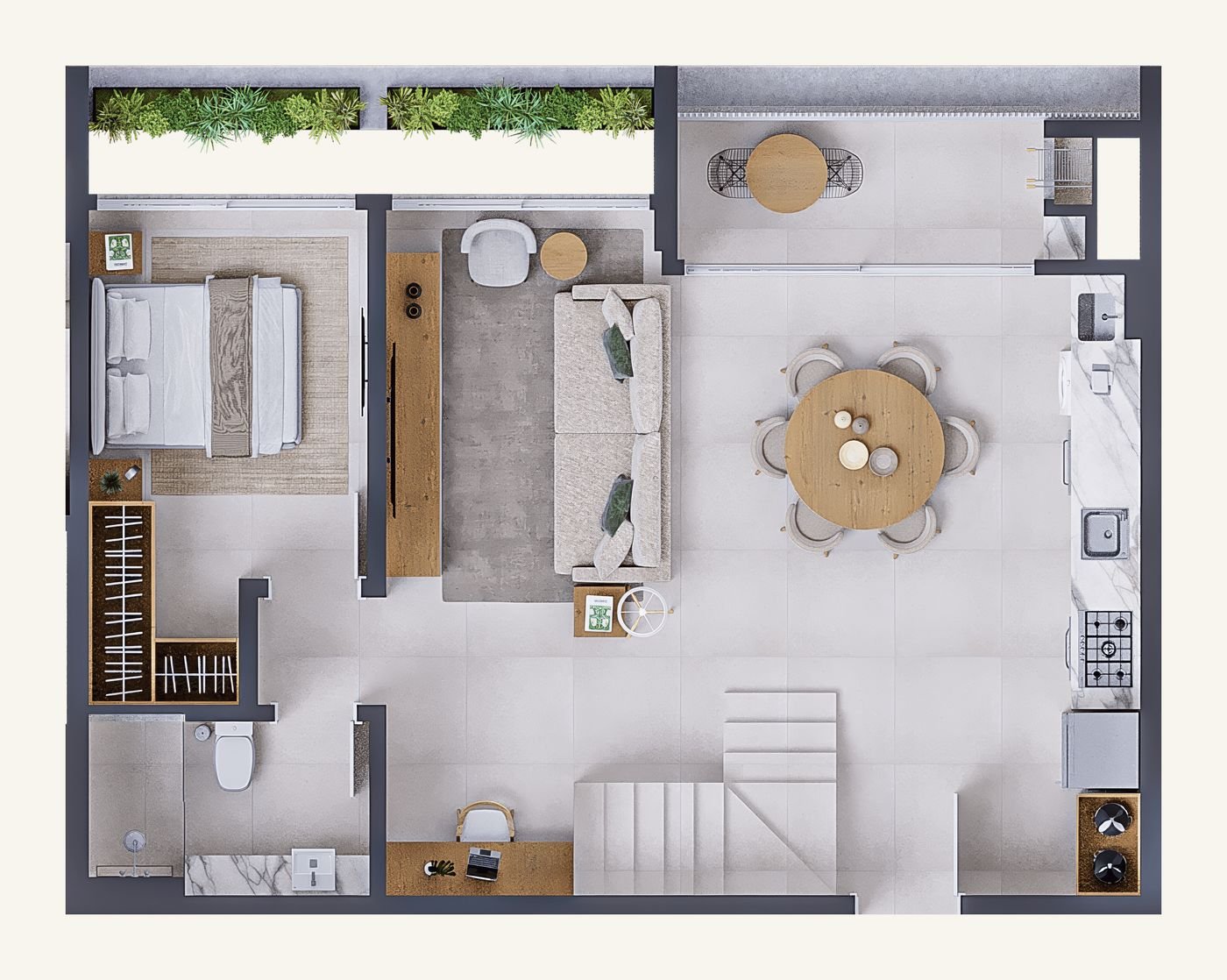 Planta Duplex 503 · piso inferior