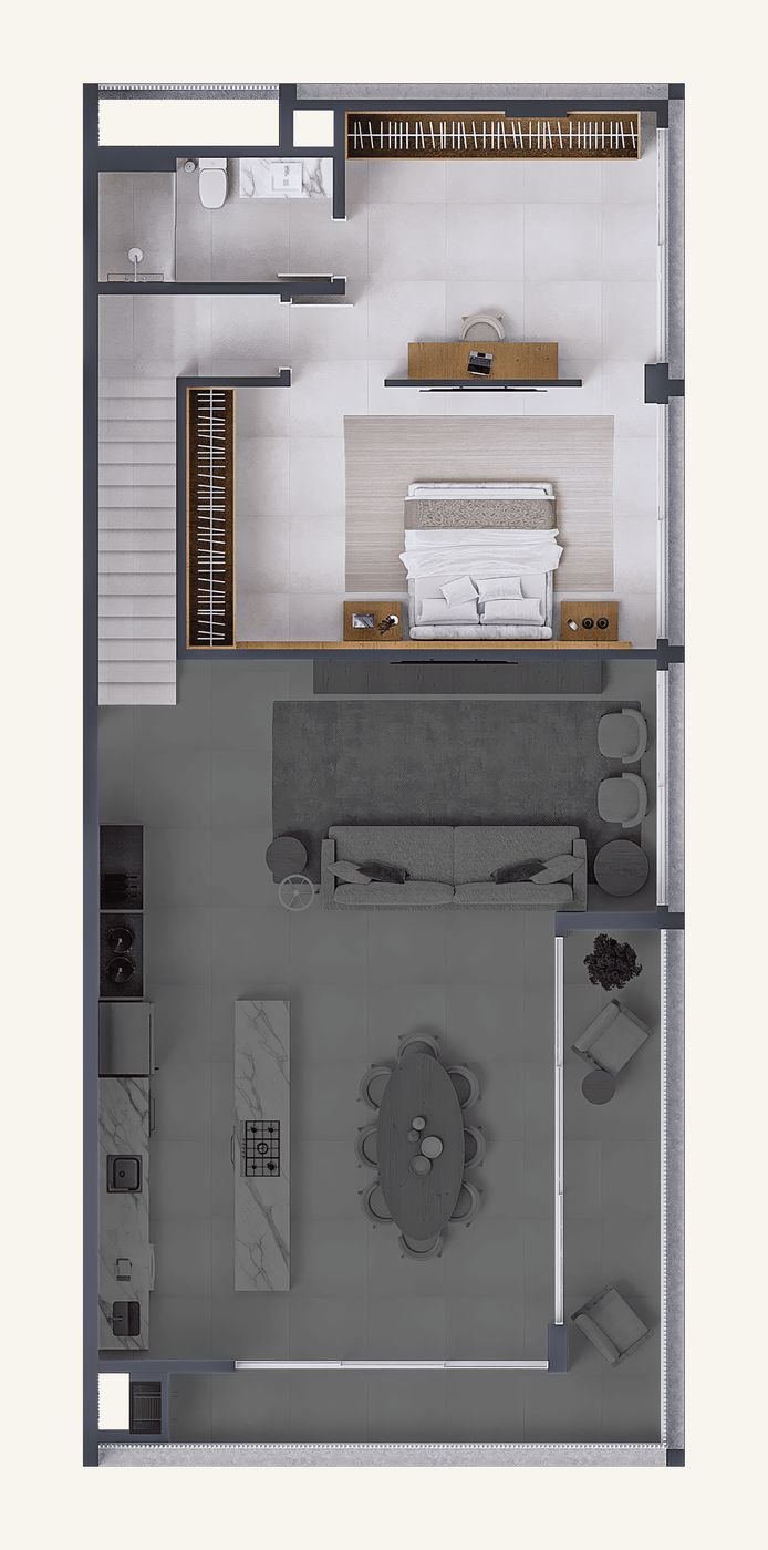 Planta Duplex 501 · mezanino