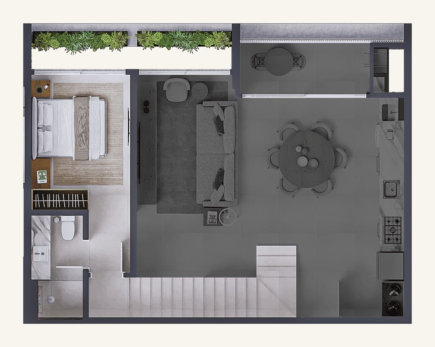 Planta Duplex 503 · mezanino