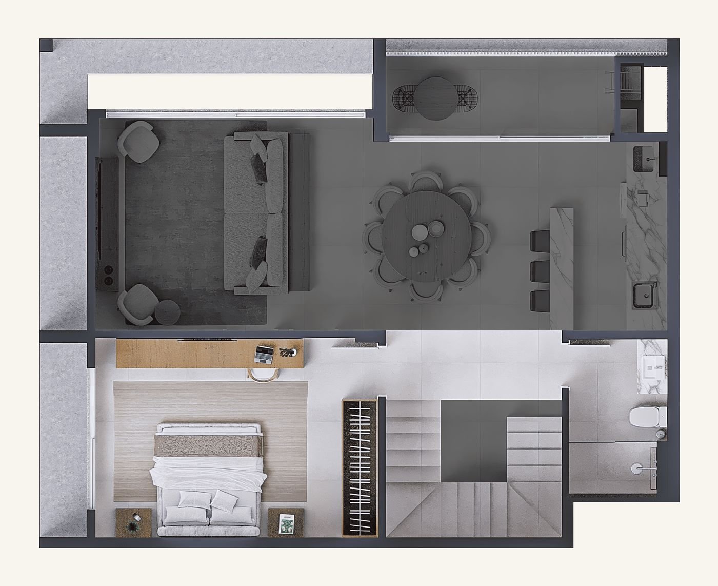 Planta Duplex 508 · mezanino