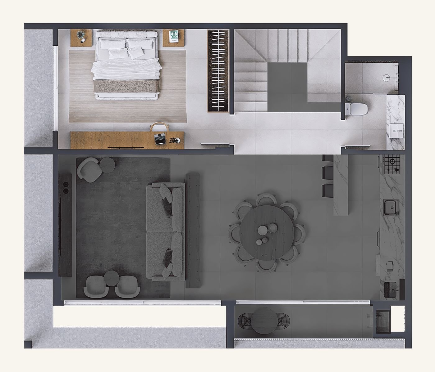 Planta Duplex 509 · mezanino